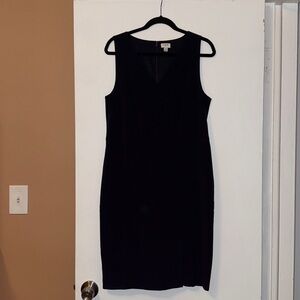 J Crew Black Sleeveless Dress